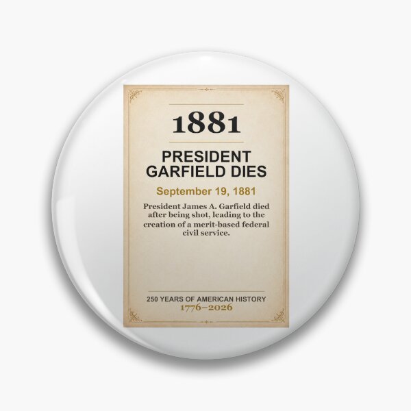 Item preview, America 250 | President Garfield Dies | 1881 designed and sold by ariksworld.