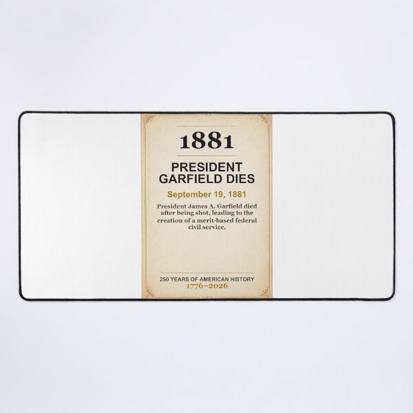 Item preview, America 250 | President Garfield Dies | 1881 designed and sold by ariksworld.