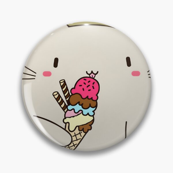 Item preview, Cat Holding Giant Neapolitan Ice Cream Cone designed and sold by Cutecharactel.