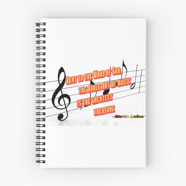 Item preview, Martin Luther Music Quote version 1 designed and sold by MidnightBloomer.