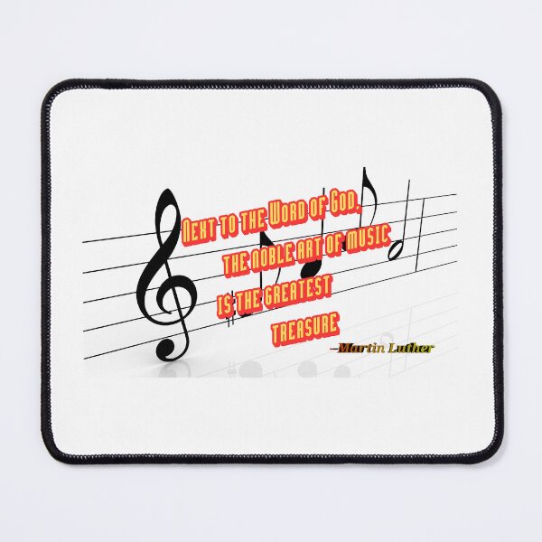 Item preview, Martin Luther Music Quote version 1 designed and sold by MidnightBloomer.