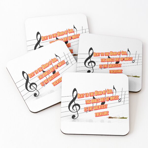 Item preview, Martin Luther Music Quote version 1 designed and sold by MidnightBloomer.