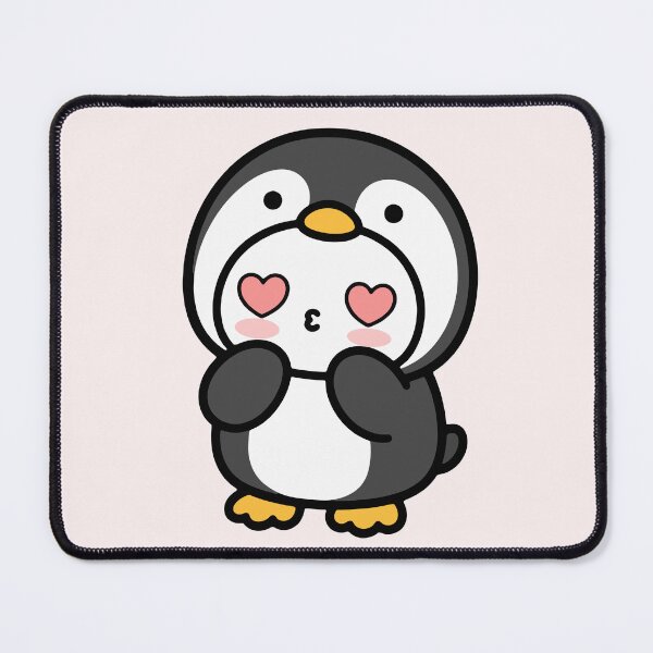 Item preview, Cute Penguin with Heart Eyes - Kawaii Love Illustration designed and sold by cladeart.