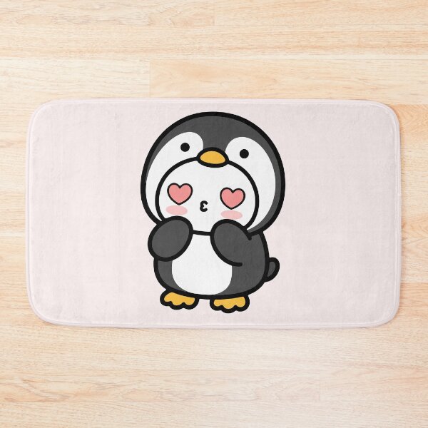 Item preview, Cute Penguin with Heart Eyes - Kawaii Love Illustration designed and sold by cladeart.