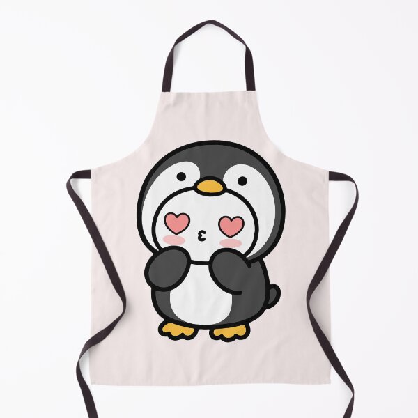 Item preview, Cute Penguin with Heart Eyes - Kawaii Love Illustration designed and sold by cladeart.