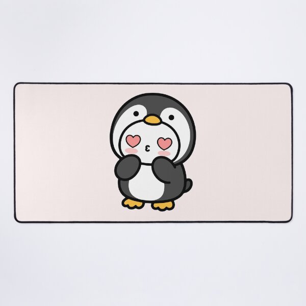 Item preview, Cute Penguin with Heart Eyes - Kawaii Love Illustration designed and sold by cladeart.