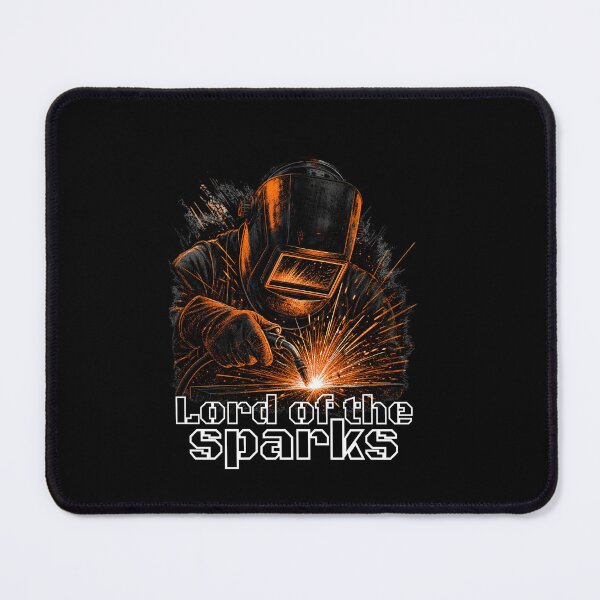 Item preview, Lord of the Sparks | Welder Art | Welding Gift for Metalworkers designed and sold by Neurospicy Trolls.