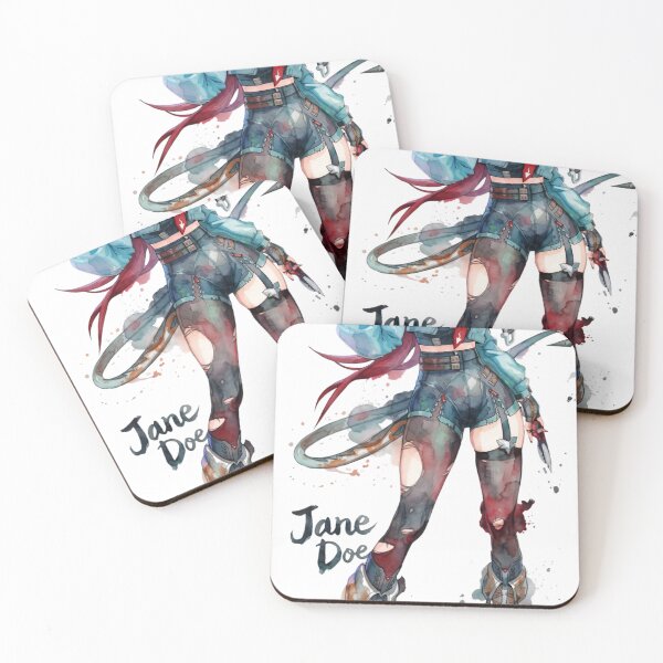 Item preview, Jane Doe I watercolour | Zenless Zone Zero designed and sold by TaidoArts.