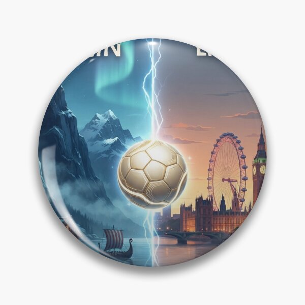 Item preview, "Norway vs England 2026 - Fjord vs Thames Environmental Contrast" designed and sold by VikrantCreative.