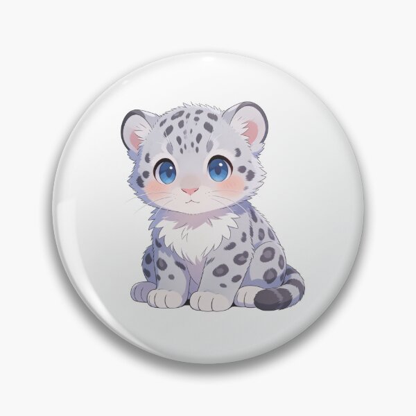 Item preview, Chibi Snow Leopard designed and sold by T's&such.