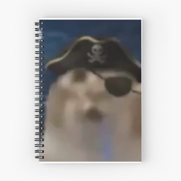 Item preview, pirate drooling cat designed and sold by cloudzer0000.