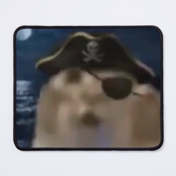 Item preview, pirate drooling cat designed and sold by cloudzer0000.