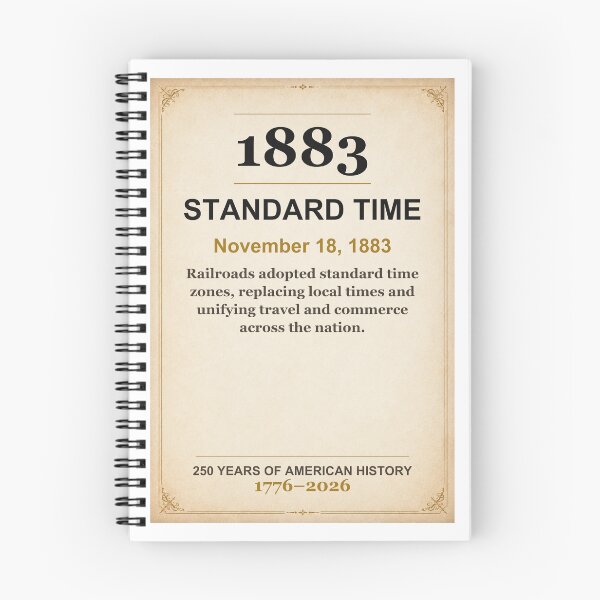Item preview, America 250 | Standard Time | 1883 designed and sold by ariksworld.