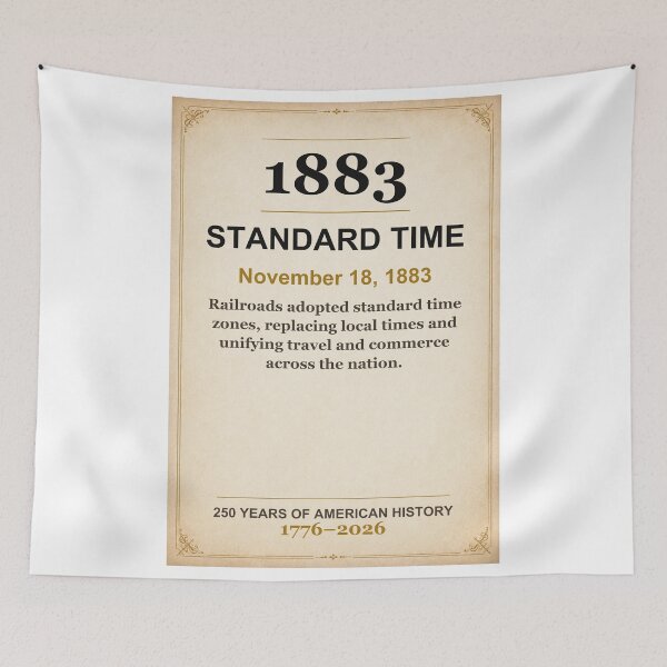 Item preview, America 250 | Standard Time | 1883 designed and sold by ariksworld.