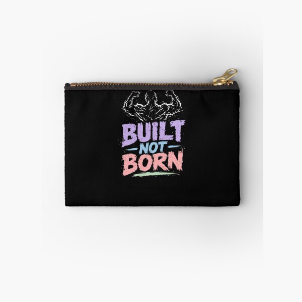 Item preview, Built Not Born Bodybuilding Weightlifting Gym Motivation designed and sold by RetroMini2026.