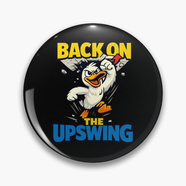 Item preview, Back On The Upswing Funny Comeback Duck Design designed and sold by TeeTimeTreasure.