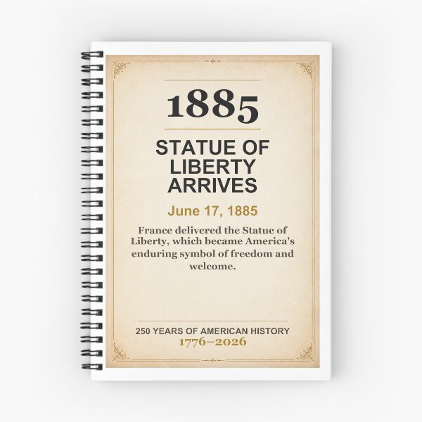 Item preview, America 250 | Statue of Liberty Arrives | 1885 designed and sold by ariksworld.
