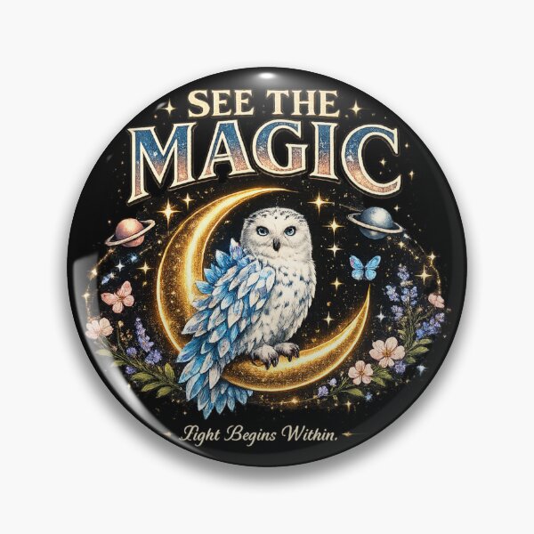 Item preview, See the Magic – Mystical Owl Celestial Artwork designed and sold by Dogandesighn.