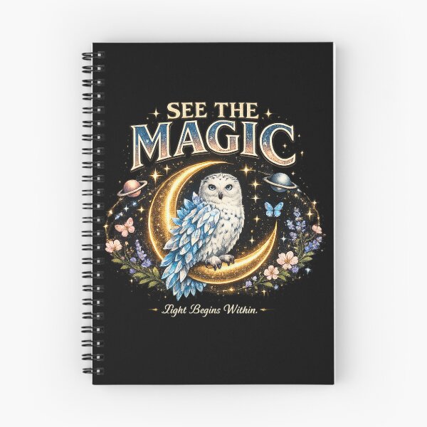 Item preview, See the Magic – Mystical Owl Celestial Artwork designed and sold by Dogandesighn.