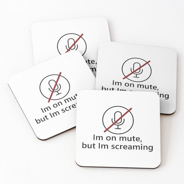 Item preview, Im on mute, but Im screaming designed and sold by StikerChuns.