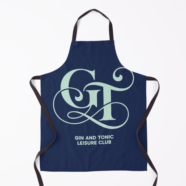 Item preview, GT Monogram Gin and Tonic Leisure Club Vector Art designed and sold by Cozy-Old-Pub.