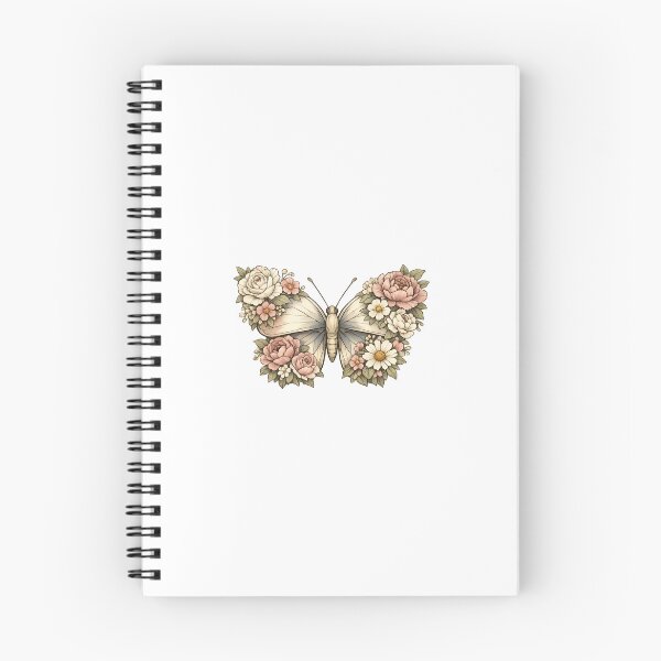 Item preview, Vintage Floral Pattern Elegant Butterfly Art designed and sold by Trionda_Shop.