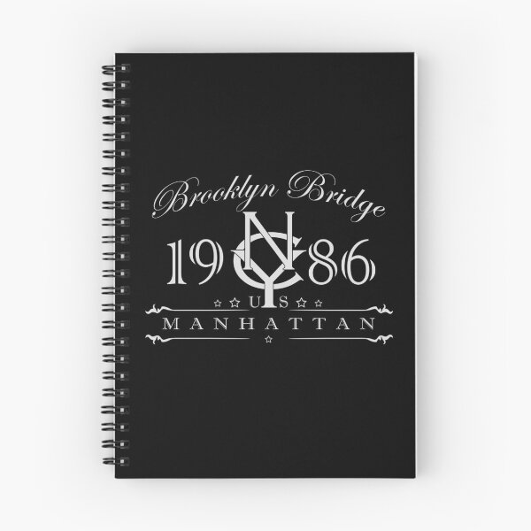 Item preview, Brooklyn Bridge 1986: Manhattan NYC Retro Font designed and sold by Krasnovaovaova.