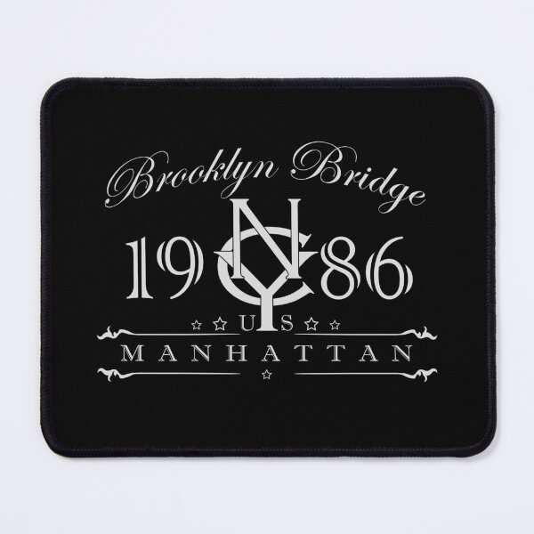 Item preview, Brooklyn Bridge 1986: Manhattan NYC Retro Font designed and sold by Krasnovaovaova.