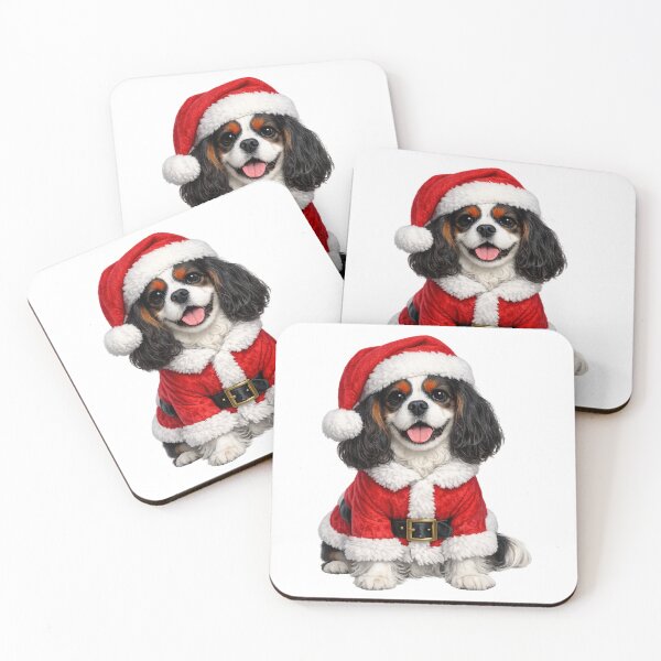 Item preview, Christmas Santa Tri Cavalier designed and sold by SpottyRainbow.