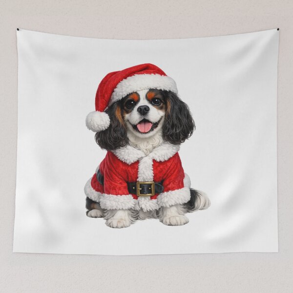 Item preview, Christmas Santa Tri Cavalier designed and sold by SpottyRainbow.