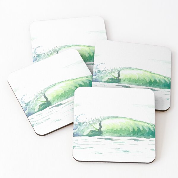 Item preview, Green wave and surfing designed and sold by Anais-Mrn.