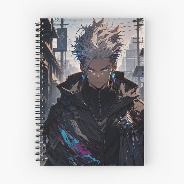 Item preview, Neon Phantom Ronin – Cyberpunk Anime Warrior designed and sold by ZenOtaku Lab.
