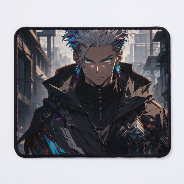Item preview, Neon Phantom Ronin – Cyberpunk Anime Warrior designed and sold by ZenOtaku Lab.