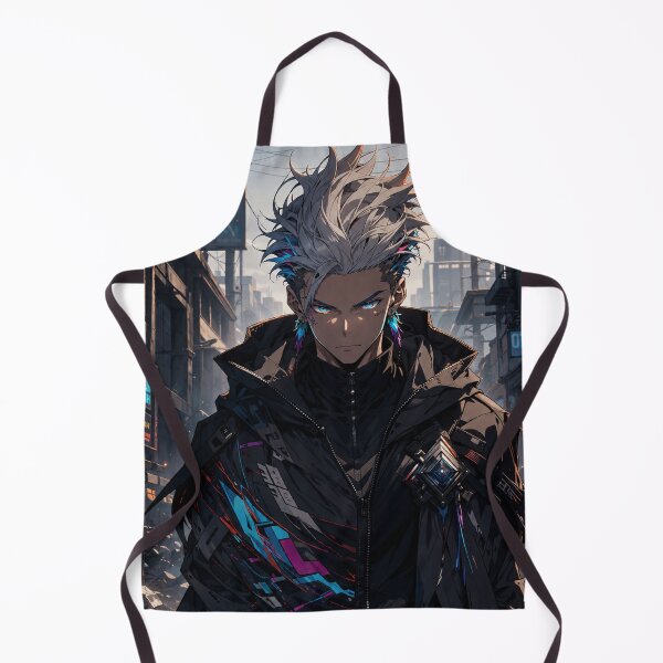 Item preview, Neon Phantom Ronin – Cyberpunk Anime Warrior designed and sold by ZenOtaku Lab.