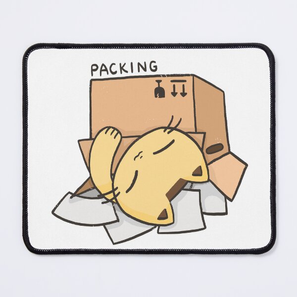 Item preview, Funny Kawaii Packing Cardboard Box Cat designed and sold by Sleepy-Town.