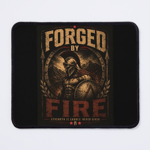 Item preview, Forged By Fire - Vintage Warrior Motivation Design designed and sold by DomKo10.