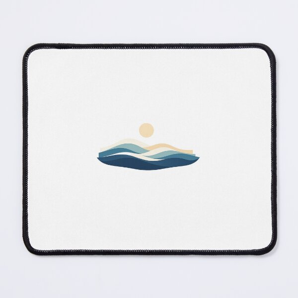 Item preview, Serene Ocean Waves Meeting The Horizon designed and sold by Trionda_Shop.