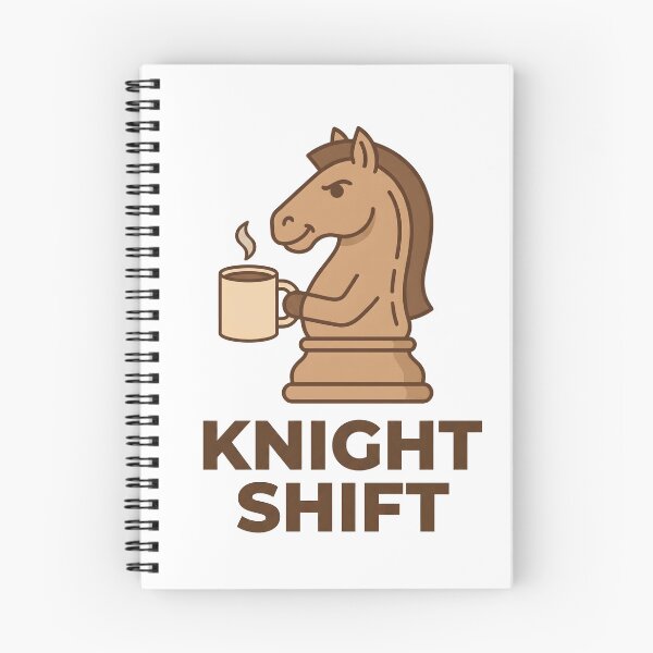 Item preview, Knight Shift – Funny Chess Gift Chess Player Humor Night Shift Pun Coffee designed and sold by Sekla-Studio.