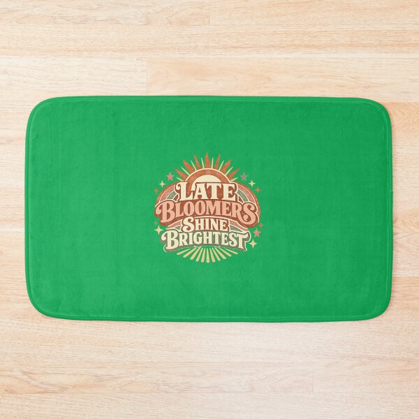 Item preview, Late Bloomers Shine Brightest Retro Quote | Women Over 40 Growth Mindset Design designed and sold by Soft Strength Studio.