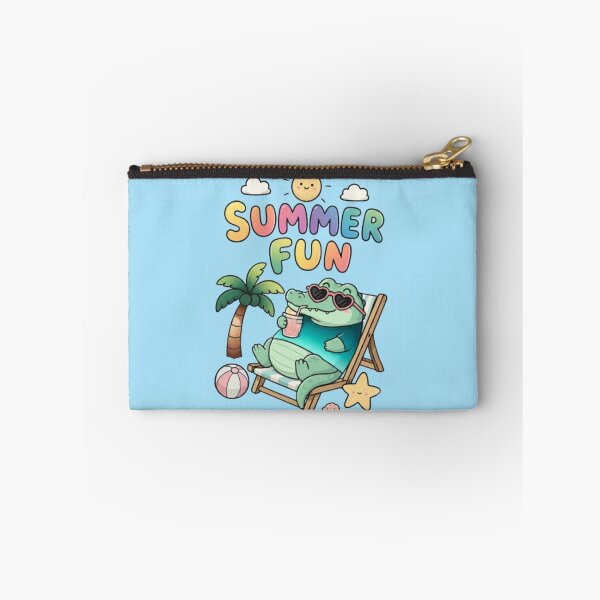Item preview, Summer Fun – Cute Alligator Beach Vacation T-Shirt designed and sold by Dogandesighn.