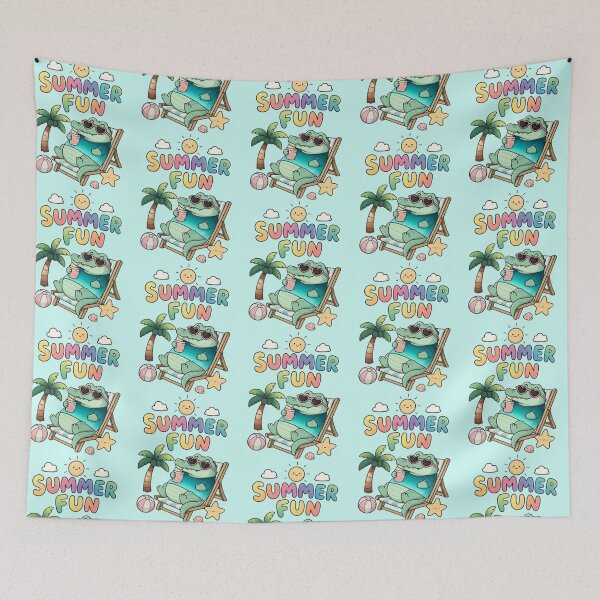 Item preview, Summer Fun – Cute Alligator Beach Vacation T-Shirt designed and sold by Dogandesighn.