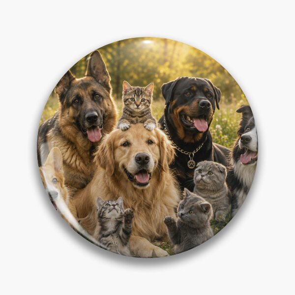 Item preview, Happy Dogs and Cats Best Friends designed and sold by BagFactoryUK.