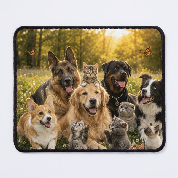 Item preview, Happy Dogs and Cats Best Friends designed and sold by BagFactoryUK.