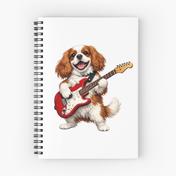 Item preview, Electric guitar playing Blenheim Cavalier designed and sold by SpottyRainbow.