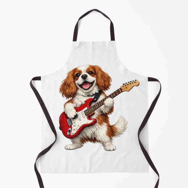 Item preview, Electric guitar playing Blenheim Cavalier designed and sold by SpottyRainbow.