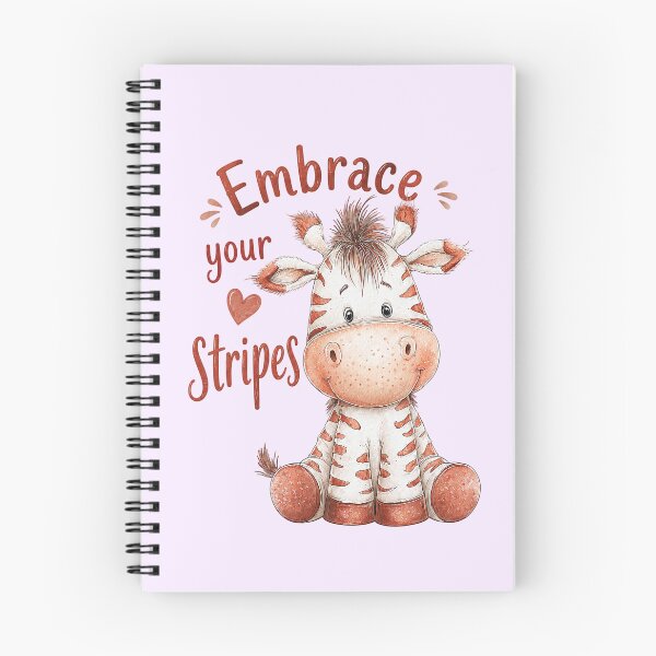 Item preview, Cute Zebra with Embrace Your Stripes Quote designed and sold by SweetLilith.