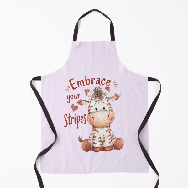 Item preview, Cute Zebra with Embrace Your Stripes Quote designed and sold by SweetLilith.