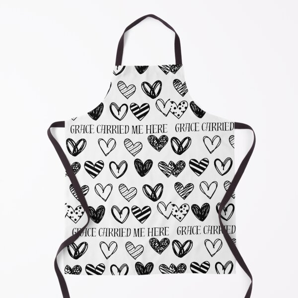 Item preview, Grace Carried Me Here | Cute Christian Heart Pattern | Faith Aesthetic Inspirational Quote designed and sold by PCollective26.