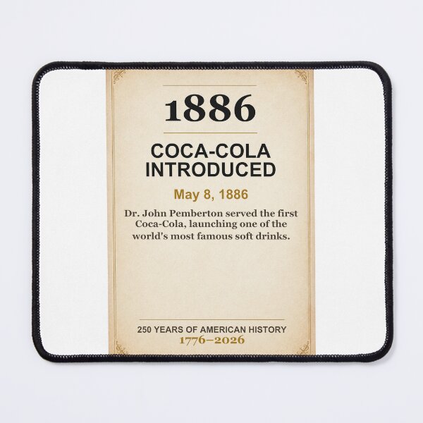 Item preview, America 250 | Coca-Cola Introduced | 1886 designed and sold by ariksworld.