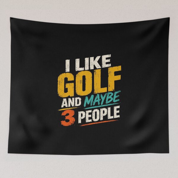 Item preview, I Like Golf And Maybe 3 People Funny Golfer Humor designed and sold by HumansStuck12.